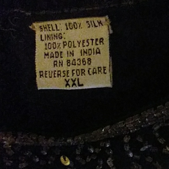 Dark Navy beaded and sequined. EUC - Picture 5 of 5